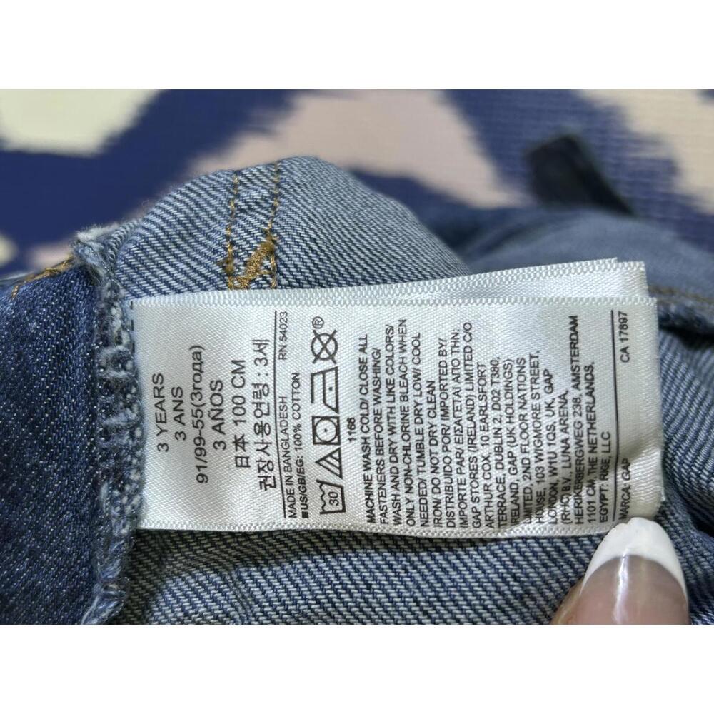 100% Cotton! 🌎 Baby Gap Denim Overalls Sz. 3yrs. by Loving Kindness Everyday - Picture 11 of 13